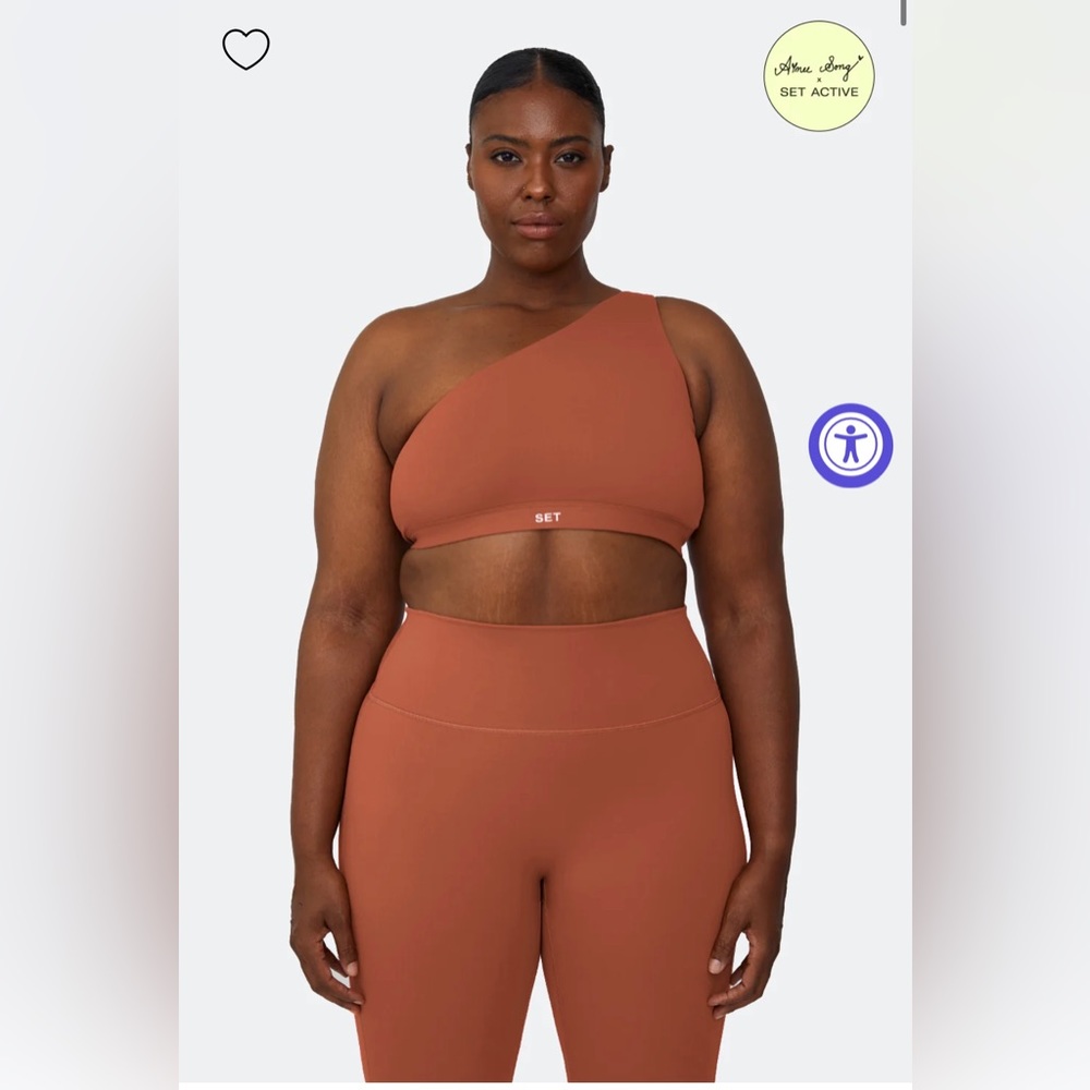 Set Active Leggings & One-Shoulder Sports Bra